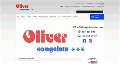 Desktop Screenshot of congelatsoliver.com