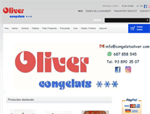 Tablet Screenshot of congelatsoliver.com